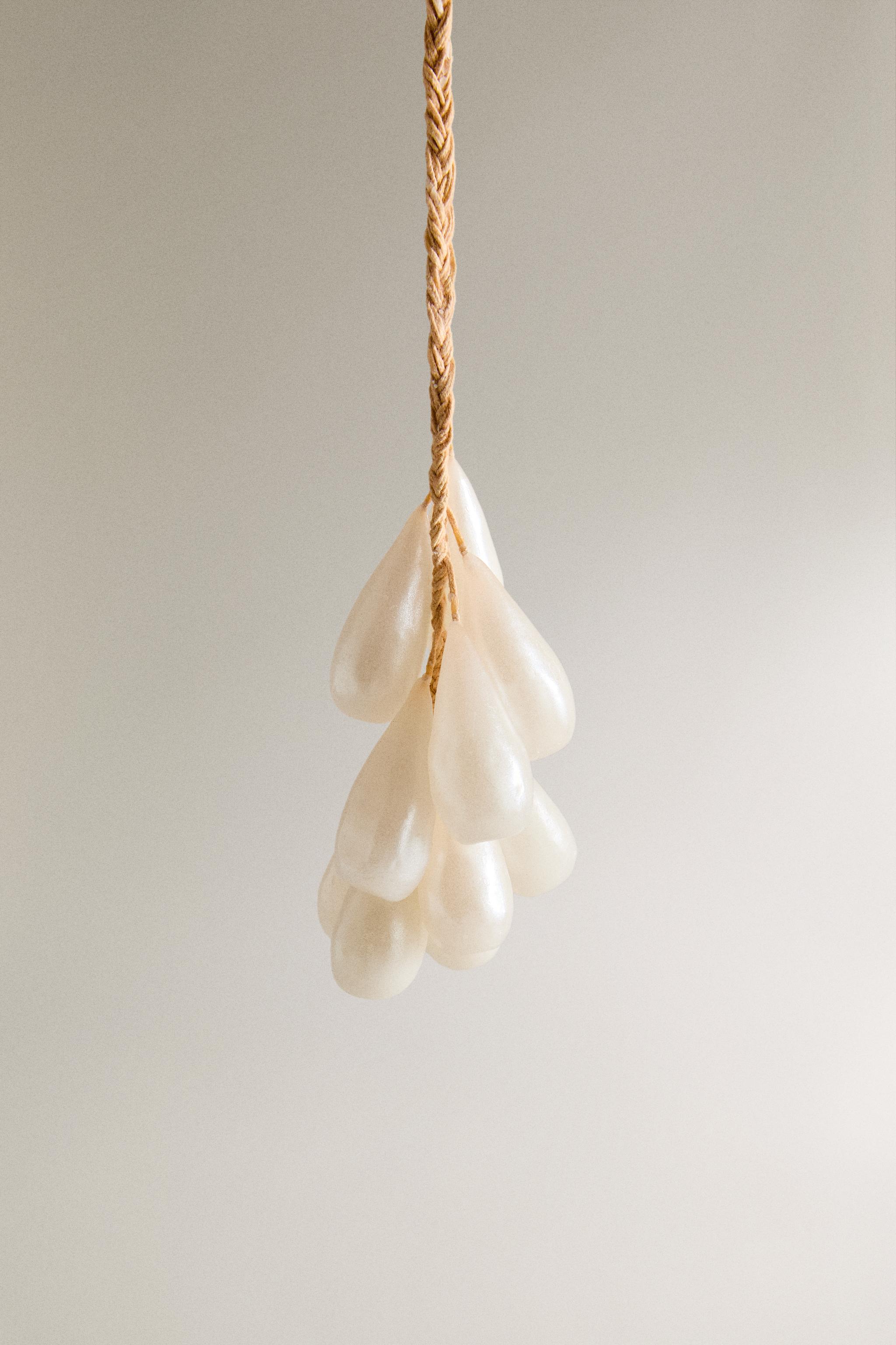 SET OF PEARLY CLUSTER CHRISTMAS CANDLES (SET OF 10)